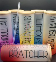 Load image into Gallery viewer, 25oz Frost Glass Tumbler - Customize