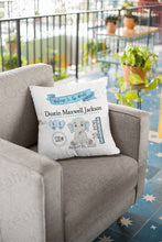 Load image into Gallery viewer, Baby Stats Pillow